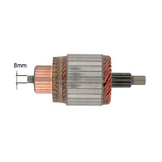 Rotor startéru MANDO MELROE 3615032500 3615032510, MITSUBISHI M106X06971 MD611204 CARGO 136334