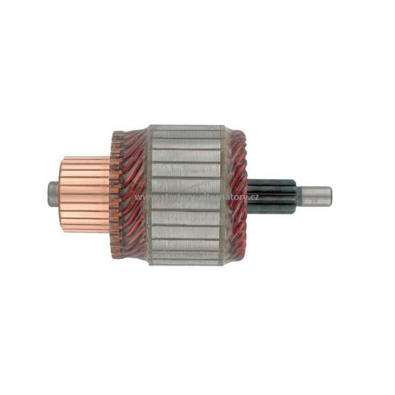 Rotor startéru MITSUBISHI M106T57671 MD619164, MAZDA BPD418X60, NISSAN 233100M210, 12V/1kW