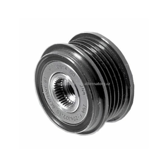 Řemenice volnoběžná BOSCH 535000810, 1126601567 F00M147722 F00M991042, ŠKODA 038903119P (5 drážek)