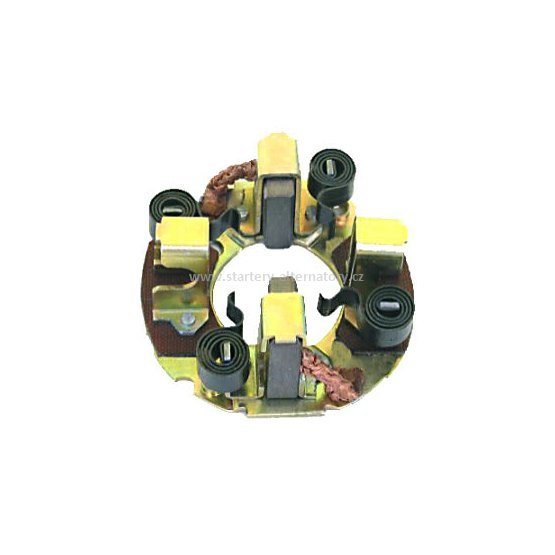 Držák uhlíků startéru MITSUBISHI FORD F4TZ11061A F4TZ11091A SBE351, CARGO 231460, vč.2ks uhlíků, 12V