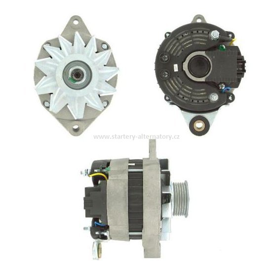 Alternátor LINDE H20T, H25T, H30T, H35T, řada 351-03 (Renault), 07/1995 - 04/1997, 12V/70A