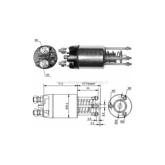Spínací cívka MAGNETI MARELLI 85540231 85540471 85540473 85540991 9941308 9942333, 12V
