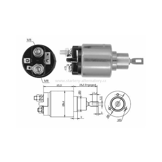 Spínací cívka BOSCH 0331303002 0331303013 0331303024 0331303029 0331303071 0331303092, 12V