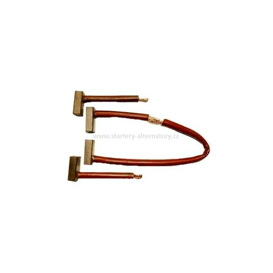 Uhlíky startéru 12V 6x13x17.5mm MAGNETI MARELLI JSX21-22 (4ks)