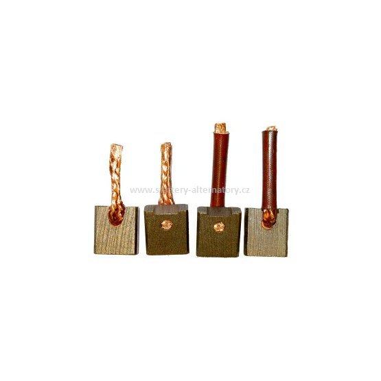 Uhlíky startéru 12V 6x15x16.7mm MAGNETI MARELLI JSX33-34/4 (4ks)