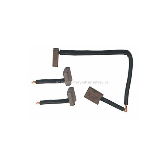 Uhlíky startéru 12V 7x13x17.5mm MAGNETI MARELLI JSX35-37/4 (4ks)