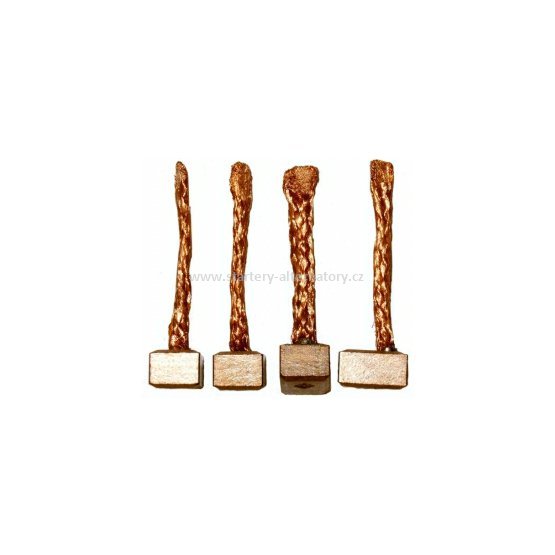 Uhlíky startéru 12V 6.4x8x11mm VALEO/PARIS RHONE PSX155/4 (4ks)