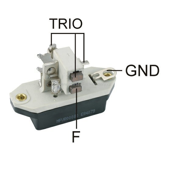 Regulátor alternátoru BOSCH (Mobiletron VR-B192) CARGO 130676, 14.7V