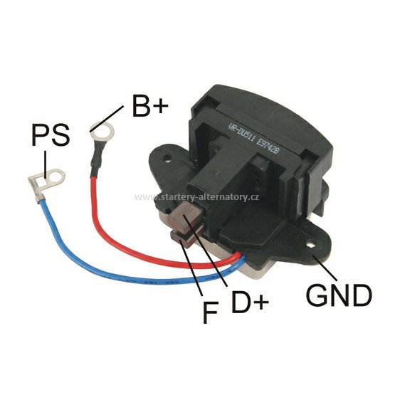 Regulátor alternátoru DUCELLIER (Mobiletron VR-DU511) CARGO 131222, 14.5V