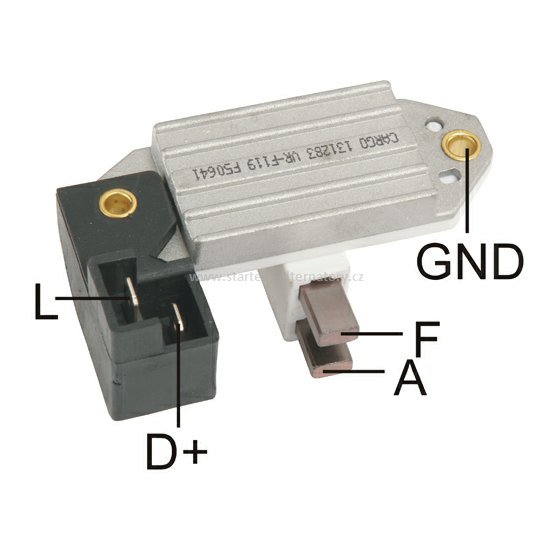 Regulátor alternátoru FIAT Croma Regata Ritmo Tipo, LANCIA Delta Prisma (Mobiletron VR-F119) 131283