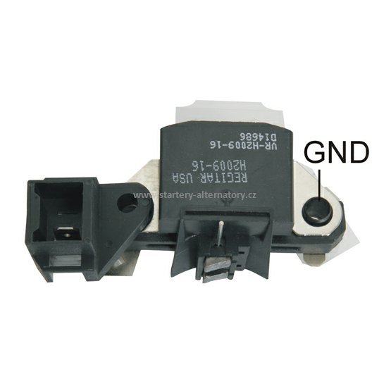Regulátor alternátoru MITSUBISHI (Mobiletron VR-H2009-16) CARGO 131521, 14.7V