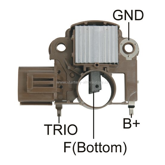 Regulátor alternátoru MITSUBISHI (Mobiletron VR-H2009-26) CARGO 134088, 14.5V