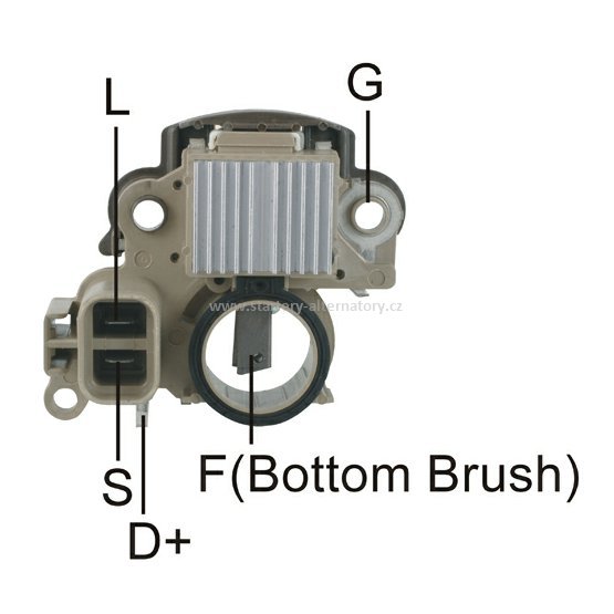 Regulátor alternátoru MITSUBISHI (Mobiletron VR-H2009-78) A866T09780 A866T09782, 14.5V