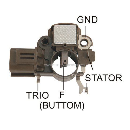 Regulátor alternátoru MITSUBISHI (Mobiletron VR-H2009-7H) CARGO 132101, 14.6V
