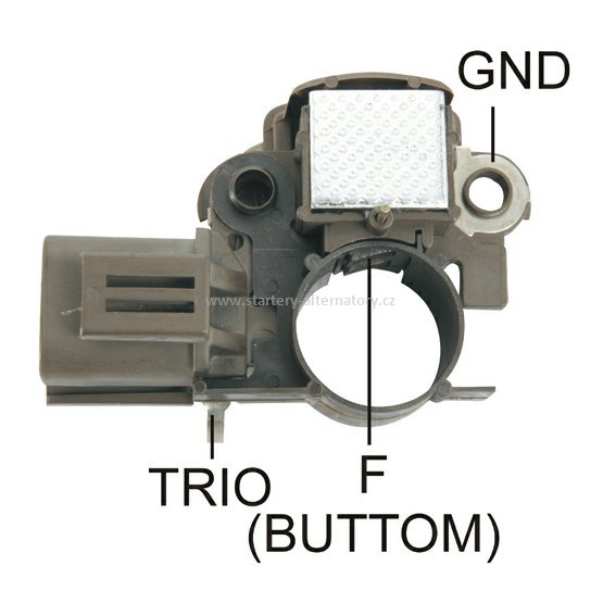 Regulátor alternátoru MITSUBISHI (Mobiletron VR-H2009-8H) CARGO 132102, 14.6V