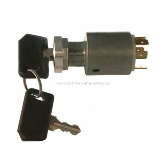 Spínací skříňka - universální HA5181 (OFF / ignition ► START) Ø22,5 mm, 5x konektor