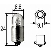 Žárovka 12V 2W Ba9s